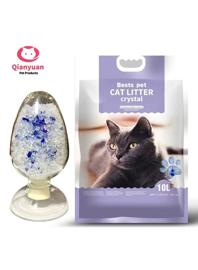 10litter 4.2kg,Cat litter,crystal cat litter,excellent cat litter,silica gel cat litter - Image 3